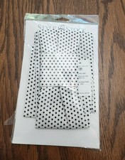 Hannah Childs, New, stock tie, white dots