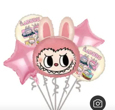 The Lab Monster 5-pc PINK Balloon Decoration Birthday and Single Balloons Party