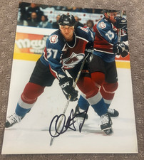 CHRIS DRURY signed autographed Colorado Avalanche 8x10 Photo NHL