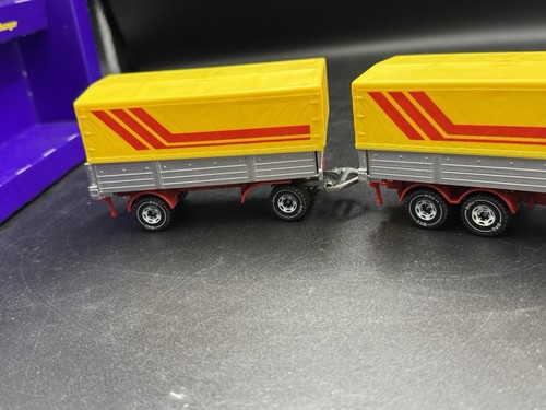 Camión Siku 3115 Volvo F12 con remolque doble en caja original - Imagen 12 de 19