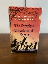 Chronicles of Narnia, C.S. Lewis, 1967 Puffin Penguin Book Set Complete Rare