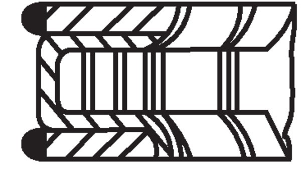 Für MAHLE 034 89 N0 PISTON RINGS