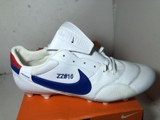 Botines de fútbol Nike Premier III 3 FG blancos cuero canguro AT5889-146 para hombre 11”