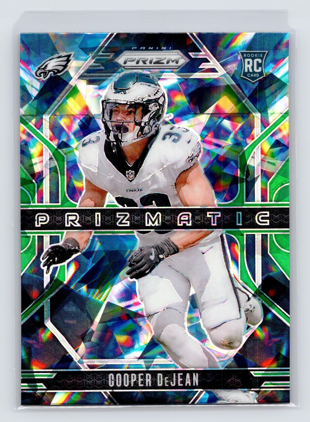 2024 Panini Prizm - Prizmatic Green Ice Prizm #6 Cooper DeJean
