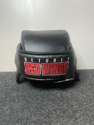 Vintage Detroit Red Wings Helmet Hat Faux Leather NHL Fan Favorite NWT Rare