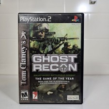 Tom Clancy's Ghost Recon PS2 PlayStation 2 Greatest Hits - Game & Case No Manual