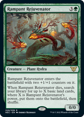 x1 Rampant Rejuvenator R MTG Commander: Kamigawa: Neon Dynasty M/NM, English