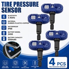 4x Bluetooth TPMS Sensor for 2020-2025 Tesla Model 3/Y/S/X 1490701-00-B