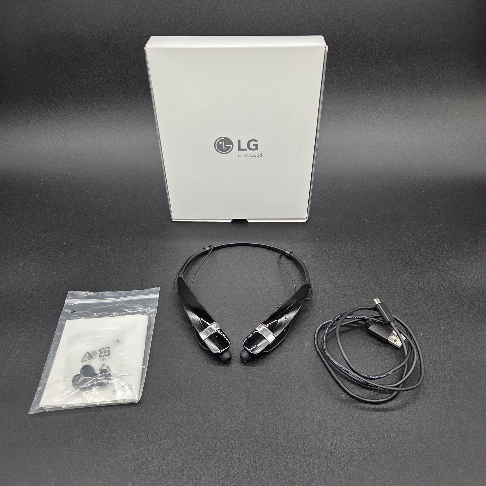 LG HBS-760 Tone Pro Black Bluetooth Wireless Stereo Headset