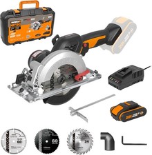Worx Wx531 20v Powershare Cordless 120mm Brushless Compact Circular Saw With...