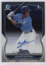 2023 Bowman Draft Chrome Prospect Auto Adrian Santana #CDA-AS Auto 0qh8