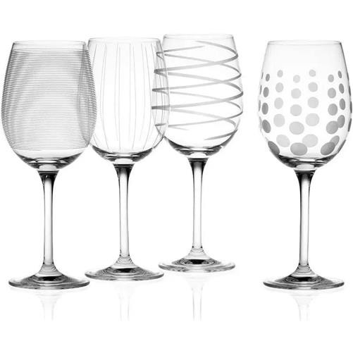 Mikasa Cheers Set Of 4 White Wine Glasses 450ml (15.5 Fl Oz)