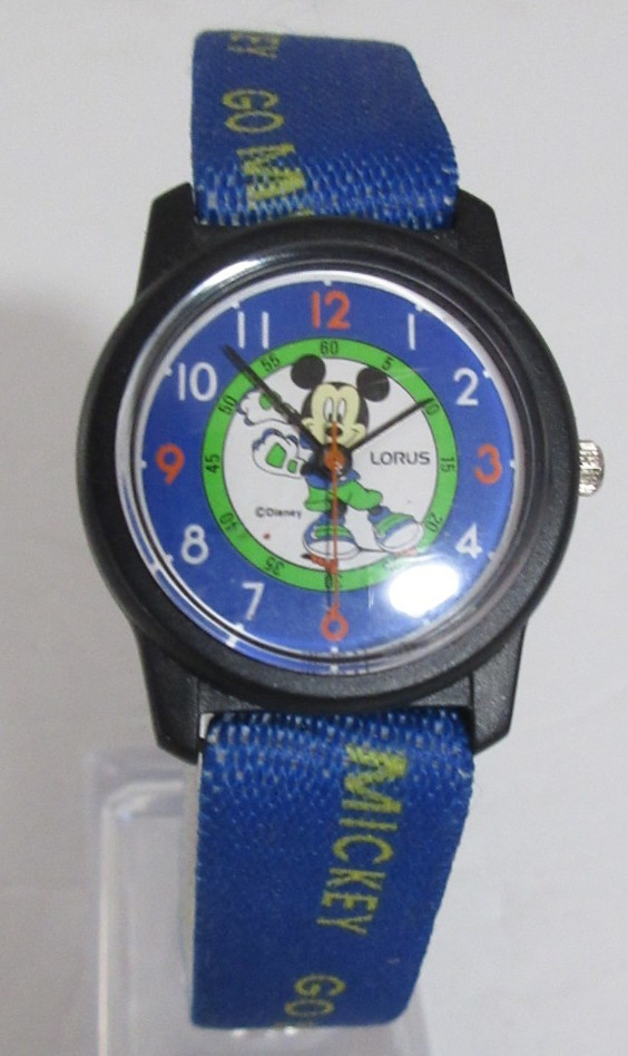 Vintage Lorus Disney Mickey Mouse Kids Watch