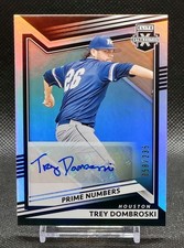 2022 Panini Elite Extra Edition Prime Numbers Trey Dombroski Auto #133 058/235
