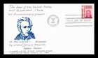 US COVER ANDREW JACKSON PROMINENT AMERICANS FIRST DAY ISSUE SCOTT 1286
