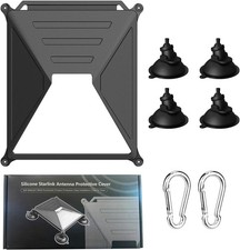 Starlink Mini Protective Case with 4-point Suction Mount - Secure Car/rv/boat in