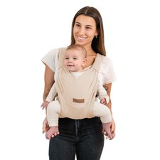 Moby Baby Duet Carrier Easy-Wrap for Newborns to Toddlers, Infant Sling Carri...