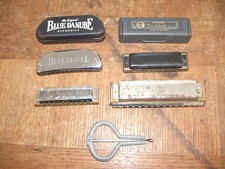 Lot of harmonicas Hohner marine pro ms mouth harp blue danube wm Kratt E G C C 