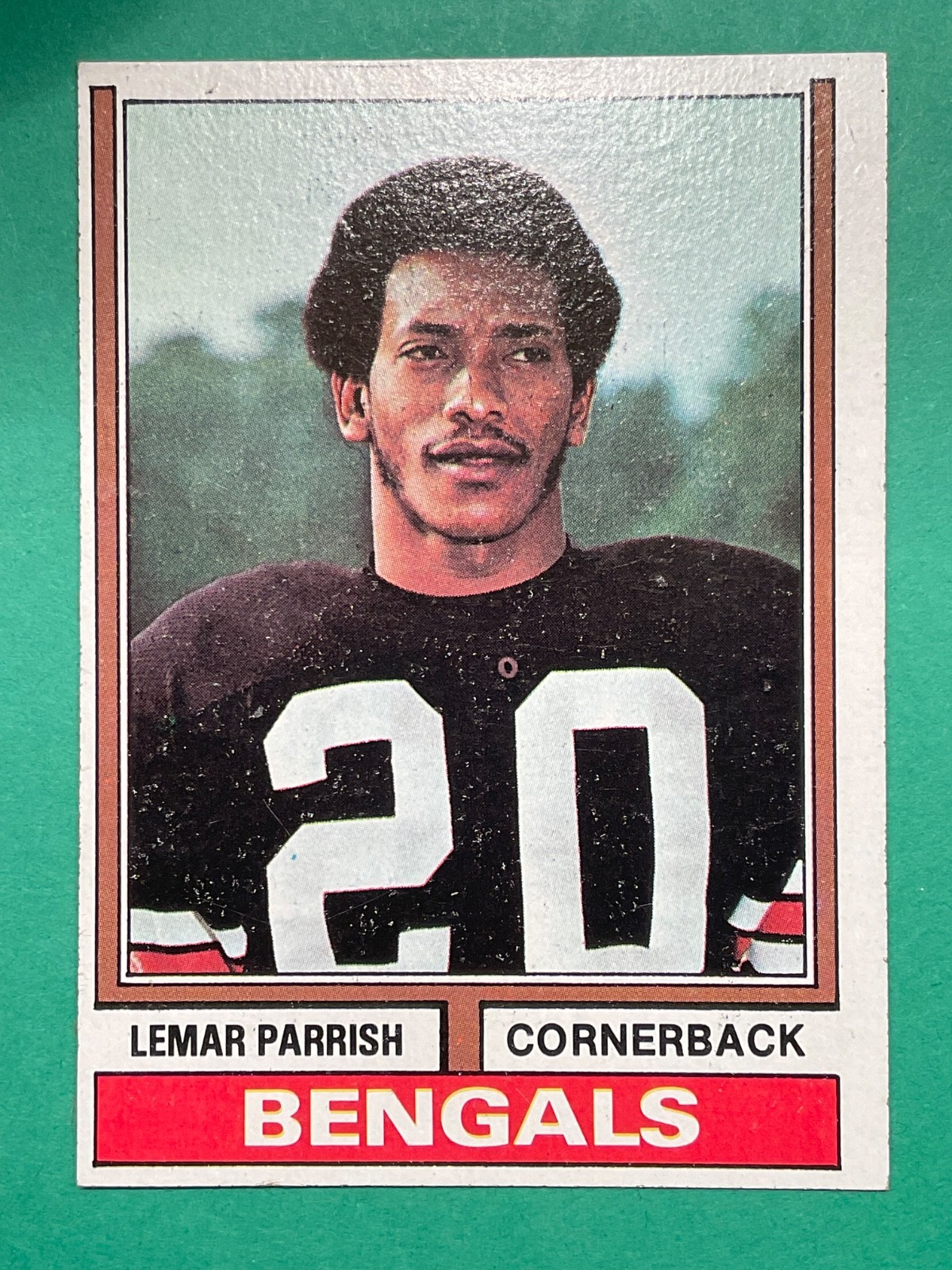 Lemar Parrish 1974 Topps Football Card #264 - Cincinnati Bengals Cornerback