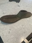 ANTIQUE CAST IRON COBBLER SHOE REPAIR STAND & 2 SHOE MOLDS — photo 7