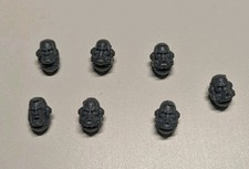 40k Space Marine Bits Primaris Hellblaster Bare Heads w/Rebreathers x7 Set