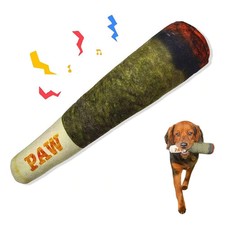 Funny Squeaky Dog Toys Cigar Plush - Indestructible Style Aggressive Chewers