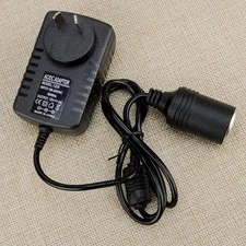 Inverter Converter Adapter Plug Mains Plug To 12V Power Cigarette Lighter Acc
