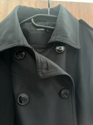 Trenchcoat Damen Gr M Schwarz Hallhuber Guter Zustand