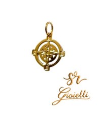 Ciondolo ORO 18KT Rosa dei Venti in ORO GIALLO 18KT 750% List 235€
