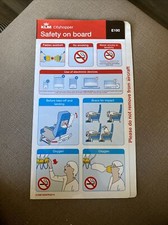 Safetycard KLM Embraer 190