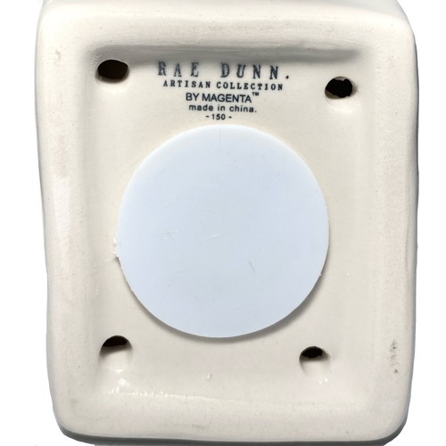 Neu im Karton Rae Dunn Vogelhaus "Barsch" konisches Dach von Magenta Keramik - Bild 11 von 11