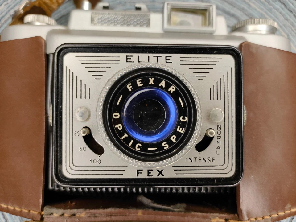 Ancien appareil photo ELITE FEX fexar optic-spec dans son étui - Photo 3/4