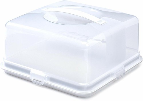 Kuchenbox Behälter abschließbarer Deckel rund/quadratisch - Bild 4 von 6