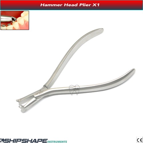 Crimpable Hook Placement Plier Ortho Crimping Bands Hammerhead NiTi Cinch-Back - Picture 6 of 6