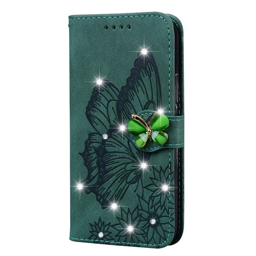 Hot Magnetic Bling Butterfly Card Wallet Leather Case For Various Phone Covers - Picture 45 of 60
