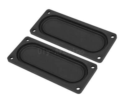 MARKENLOS 2Pcs X Audio Bass Diaphragm Passive Radiator Speaker Repair Parts 85x35mm NEW
