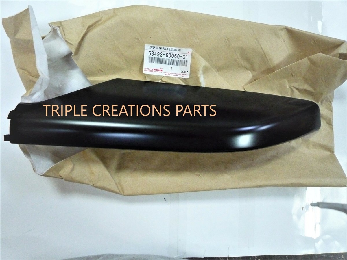 6349360060C1 Genuine Toyota Prado Cover Roof Rack Leg Rear RH