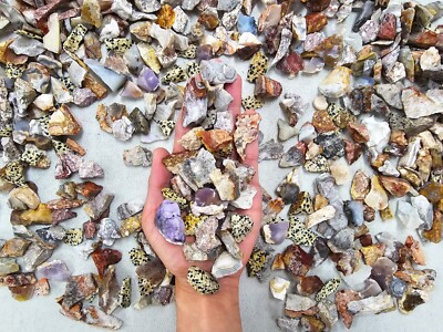 Exotic Crystals Sluice Mix Tiny Crushed Natural Crystal Rocks & Tumbling Stones