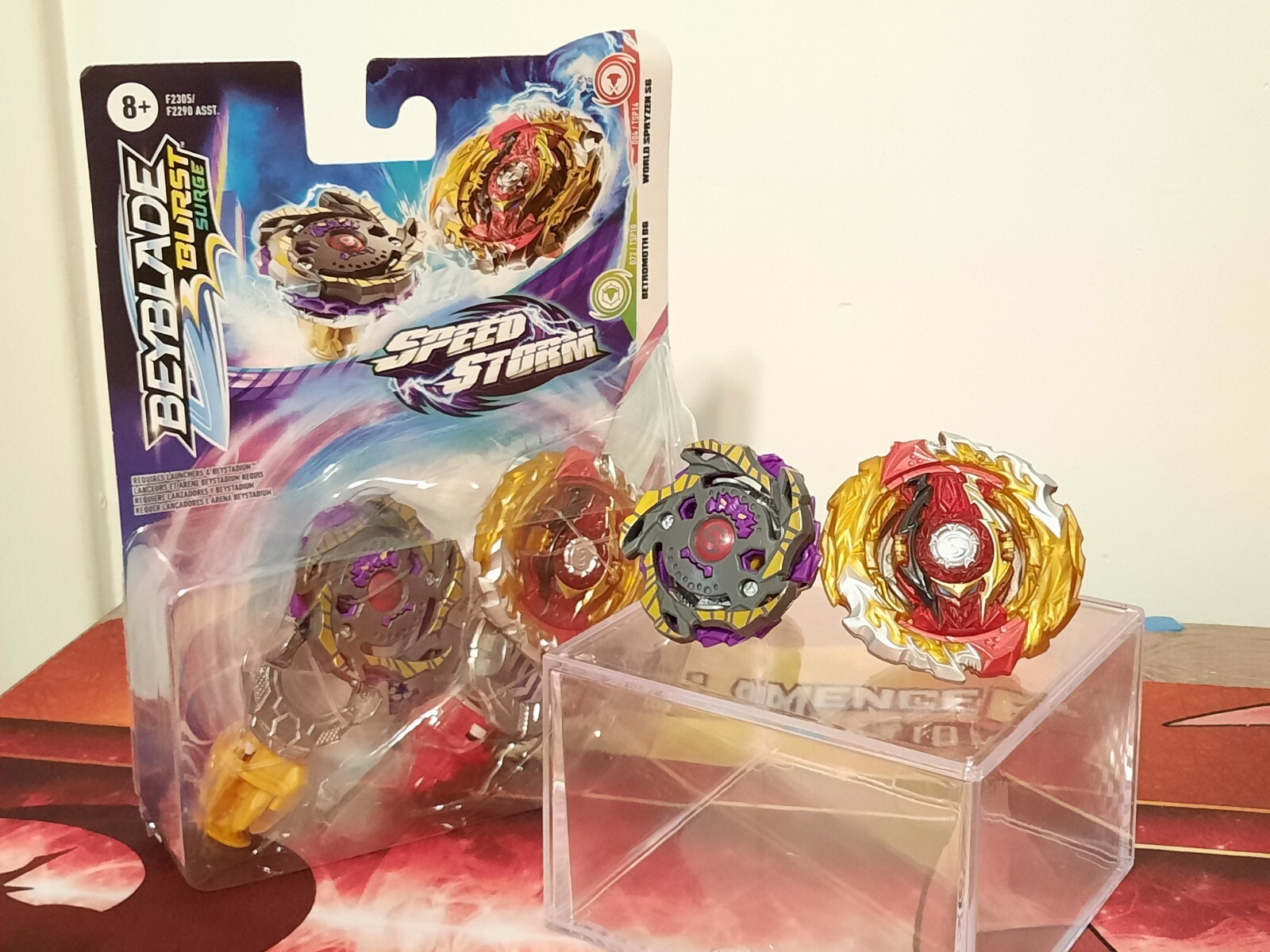 HASBRO Betromoth B6 & World Spryzen S6 Beyblade Burst Surge Dual