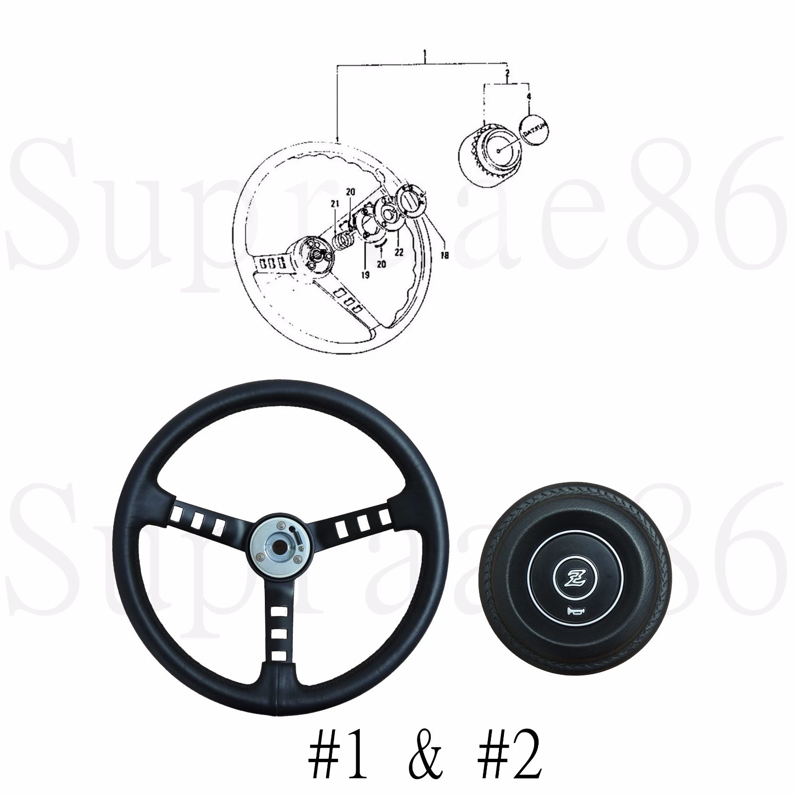 その他 Steering wheel Steering Wheels & Horns for Datsun 280ZX Buttons for sale | eBay