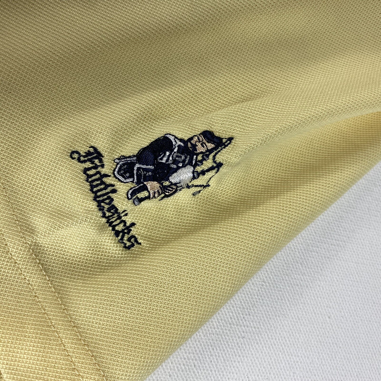 FootJoy FJ Golf Polo Shirt Fiddlesticks Size Medium Yellow Men’s eBay