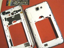 Cover Guscio Per SAMSUNG GALAXY NOTE GT N7000+TASTI LATERALI FRAME BIANCO TELAIO
