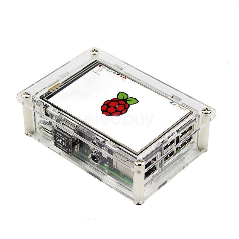 Coolwell 3,5 Zoll LCD Display 3,5 Zoll HDMI Touchscreen Touchscreen für Raspberry Pi 4B 4B 3B 3B 2B Zero W WH 2W Jetson Nano PC 480x800 Einstellbare Helligkeit IPS Display