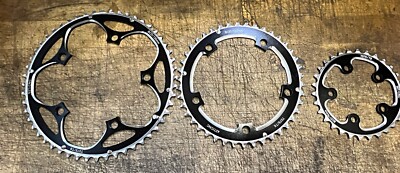 TRIPLE Chainring SET Road Bike Set 52T 42T 30T  - 130/74BCD Shimano FSA Sram NEW