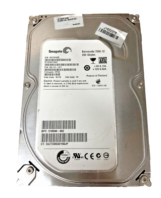 Seagate Barracuda 250GB 637325 Festplatte SPS-DRV HD HP
