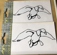 2 X Duck Commander Dynasty Duck Hunting Truck Auto Window Licensed Decal Sticker