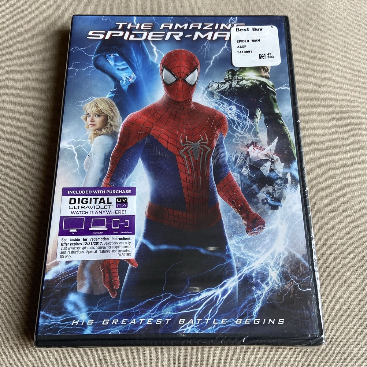 The Amazing Spider-Man 2 (DVD, Digital NEW 2014) Andrew