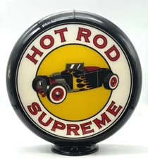 HOT ROD SUPREME 13.5" Gas Pump Globe - SHIPS FULLY ASSEMBLED! MADE IN THE USA!!