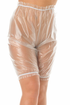 Windelhose PVC Vintage Rüschen Bloomers Hose Adult Baby Diaper Spreizhose Latex