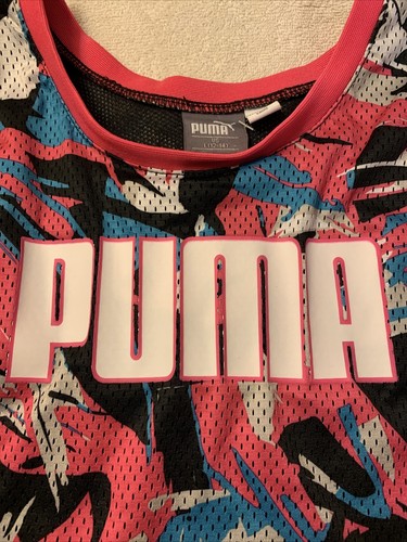 PUMA PULLOVER ACTIVEWEAR RACERBACK TANKTOP YOUTH SIZE L (12/14) MULTICOLOR NEW - Picture 2 of 9